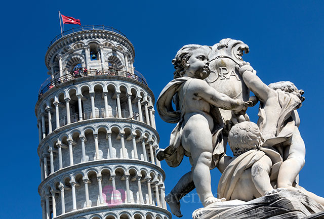 Blick auf Pisa mit dem Schiefen Turm